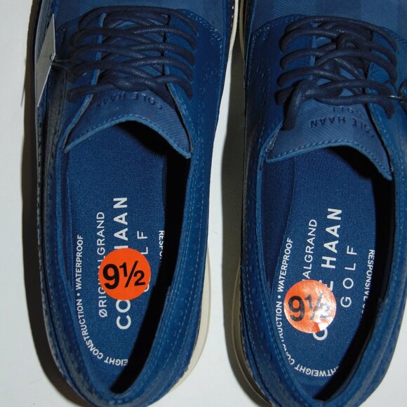 NEW  COLE HAAN ORIGINALGRAND  WINGTIP OXFORD  GOLF SHOES main image 3